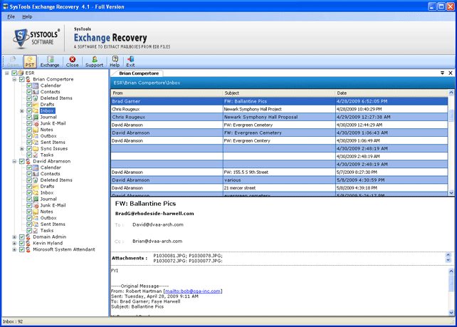 EDB to PST Convert 4.1